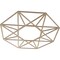 Ekena Millwork Guardian Wood Fretwork Pierced Ceiling Medallion, Birch, 38"OD x 14 3/4"ID x 3/8"T CMWP38X38X0375GDBI - alternate 2